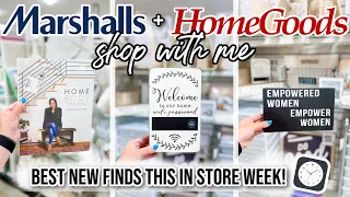 *4 STORE* MARSHALLS + HOMEGOODS SHOP WITH ME 2021 || new home decor || apartment decor MUST HAVES