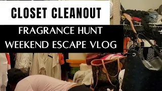 Moving Vlog Ep.1 "Closet Cleanout & Fragrance Hunt: Weekend Escape Vlog"