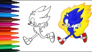 How to Draw SONIC the Hedgehog | Easy Fun Drawing | #art #sonic #cartoon #drawing