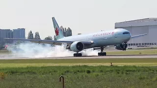 Air Canada 777 landing, YVR.