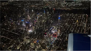 RAW AIR TRAFFIC CONTROL:  Spectacular Manhattan View Arriving at LaGuardia Airport