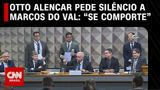 Otto Alencar pede silêncio a Marcos do Val: “Aqui é Senado Federal, se comporte como senador”
