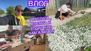 VLOG/ ГОТОВИЛИ/ КОСИЛА ТРАВУ/ ГРУСТИЛА/ В МАГАЗИНЕ БЫЛИ тгк: Будни моей семьи