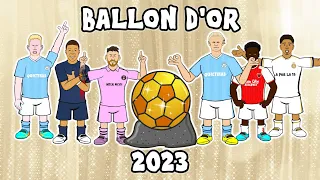 🏆THE BALLON D'OR 2023🏆 (Messi Haaland Mbappe)
