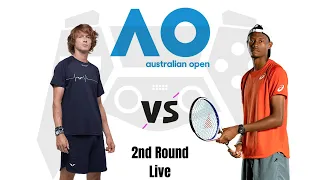 Andrey Rublev vs Christopher Eubanks | Australian Open 2024 2nd Round Match Live Today