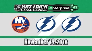 The Islanders Win! NHL Hat Trick Challenge - November 14, 2016