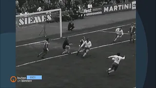 Pfostenbruch 1971 in Mönchengladbach.Gladbach-Werder 1:1.