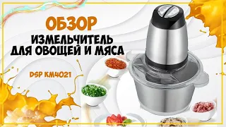 Измельчитель для мяса, овощей и фруктов для кухни, электрический блендер, чоппер DSP KM402. Обзор.