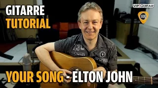 Your Song - Elton John - Gitarre Songtutorial