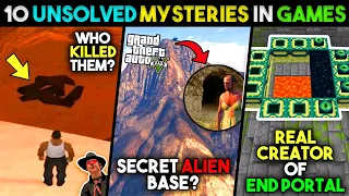 10 *SHOCKING* Unsolved MYSTERIES Of OPEN-WORLD Games That Will Blow Your Mind! 😱 | GTA, Mafia, FC5..