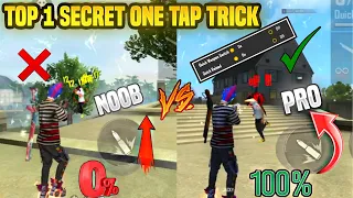 Top 1 Secret One Tap Trick in freefire tamil / freefire one tap tricks tamil
