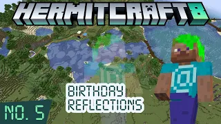 HermitCraft 8 ep 5 — 35th Birthday Reflections! New Paths!