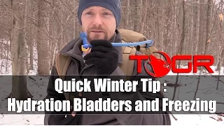 Quick Winter Tip : Hydration Bladders and Freezing