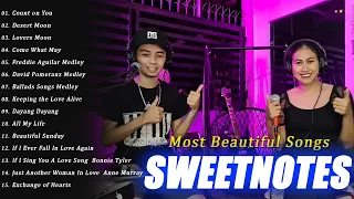 SWEETNOTES Most Beautiful Love Songs 💟 Lover Moon, Come What June 🌺 SWEETNOTES Cover Playlist 2024