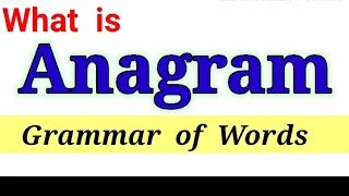 Anagram English Words | What is Anagram ? | English Anagram Words | Anagram | Salim Sir Tamboli