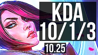 FIORA vs YONE (TOP) | 10/1/3, 6 solo kills, 1100+ games, Legendary | EUW Challenger | v10.25