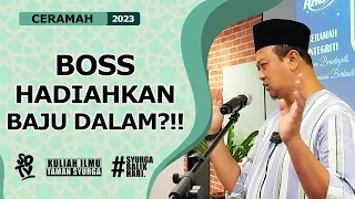 SYAMSUL DEBAT | BOSS HADIAHKAN BAJU DALAM?!!