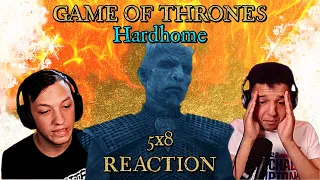 FIRST TIME WATCHING GAME OF THRONES!!! 5x8: "Hardhome" (GET ON THE BOATS!!!)