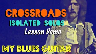 Eric Clapton Crossroads Solos Demo - Lessons patreon.com/mybluesguitar