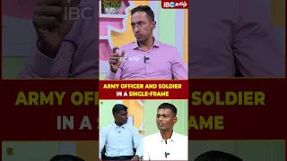 Army officer and Soldier in a single frame..! #army #navy #military #indianarmy #ibctamil #lteasan