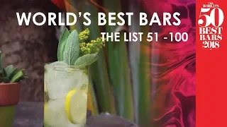 The World's 50 Best Bars 2018 | 51-100 list in pictures