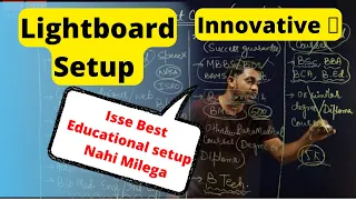 how to shoot innovative lectures | educational videos by mobile camera | chalk talk tutorials