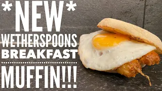 *NEW* Wetherspoons Breakfast Muffin Review!!!