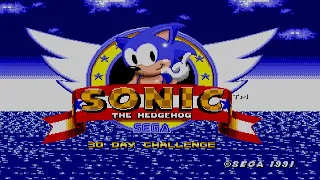 UMA HACK ROM BEM INTERESSANTE DE SONIC 1 - 30 DAY CHALLENGE