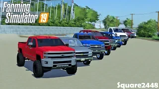 Top 15 GM Trucks In Farming Simulator 19! | GMC | Chevy