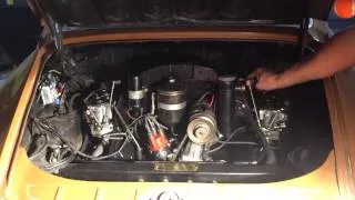 1968 Porsche 912 with rebuilt Solex Carbs by Parts Klassik