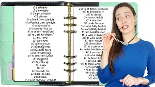 🗓Speak about SCHEDULES and APPOINTMENTS in English | Improve your English fluency