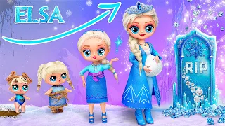 Elsa crescendo de pobre a rica! 32 DIYs Frozen para LOL