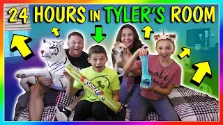 SPENDING 24 HOURS IN MY BROTHER'S ROOM | OVERNIGHT CHALLENGE | We Are The Davises