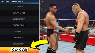 ALL RESPECT Cutscenes In WWE Universe Mode | WWE 2K23
