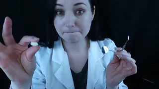 ASMR Medical & Dental Exam BUT You're A Vampire! 🦇🧛‍♀️  🌙 Soft Spoken Roleplay