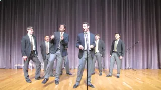 UC Men's Octet "Stacy's Mom/Cheerleader" - West Coast A Cappella Fall 2015