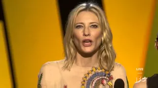 Cate and Rooney introducing Carol