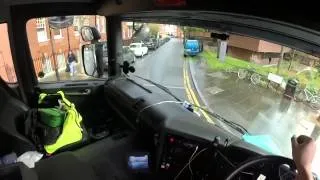 London truck driving. Drivers POV