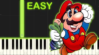 SUPER MARIO BROS. 2 - EASY Piano Tutorial