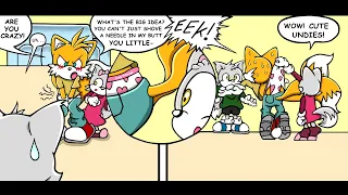 Tails the Babysitter! Page 1-10 (Tails & Jackson & Londa & Sonic)