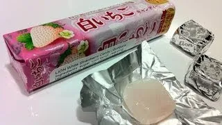 Ω (HD) ASMR - LION White Strawberry Hard Candy ( Eating Sounds )