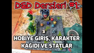 D&D Dersleri #1: Hobiye Giriş, Karakter Kağıdı ve Statlar