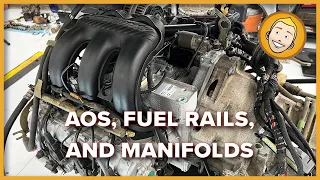 Porsche Boxster AOS, Fuel Rails, Manifolds Installation (BBB Part 27)