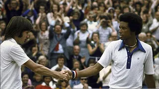 Arthur Ashe vs Jimmy Connors 1975 Wimbledon Final Highlights