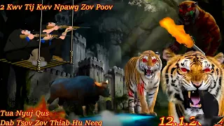 dab neeg 2 kwv tij kwv npawg mus zov poov tua nyuj qus muaj dab tsov zov  hu neeg tom neeg(12/1/2022