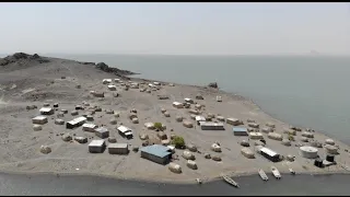 Rising waters of Lake Turkana turns El Molo village into an Island - ISOLATED BY WATERS