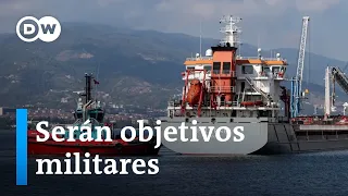 Rusia advierte a barcos que se dirijan a puertos ucranianos