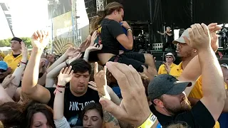 Billy Idol - Rebel Yell LIVE Carolina Rebellion 2018 Crowd Surfers