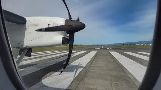 Takeoff Blenheim BHE, Dash 8-300