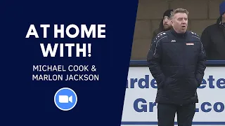 🗣| At home with Michael Cook and new signing Marlon Jackson | Zoom Interview